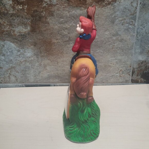 Vintage Howdy Doody Bucking Bronco Clock 1988 Clock Works - Picture 8 of 11